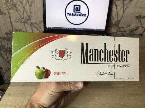 Сигареты "Manchester" SuperSlims Двойное яблоко